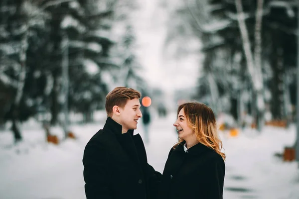 Sevgililer günü kış Lovestory — Stok fotoğraf