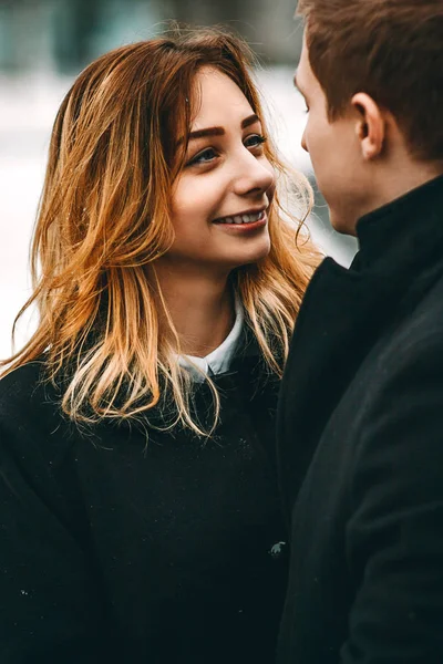 Inverno LoveStory a San Valentino — Foto Stock