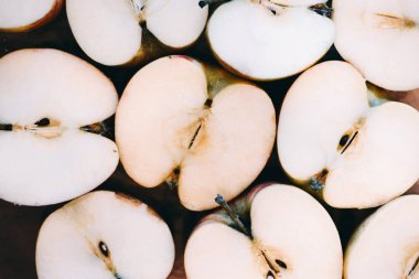 Meyve deseni. Apple sorunsuz arka plan.