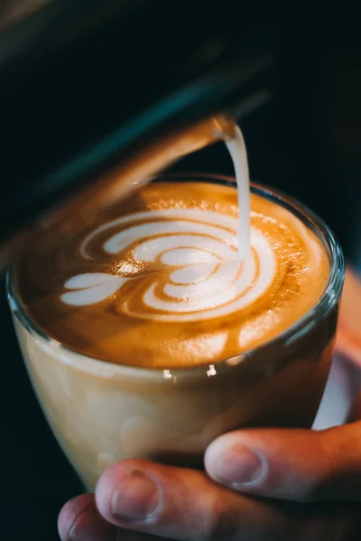 Latte sanat kahve Kupası - vintage etkisi