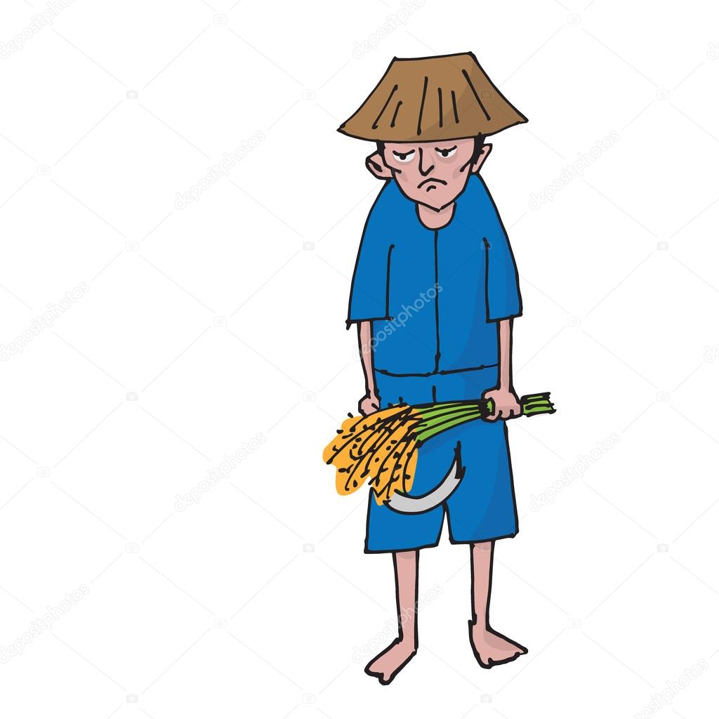 Thai farmer cartoon drawing Stock Vector Image by ©tawesit@ #127726016 Thai farmer cartoon drawing Stock Vector Image by ©tawesit@ #127726016