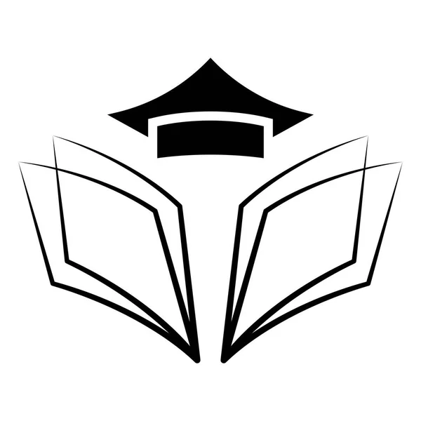 Logo éducatif simple — Image vectorielle