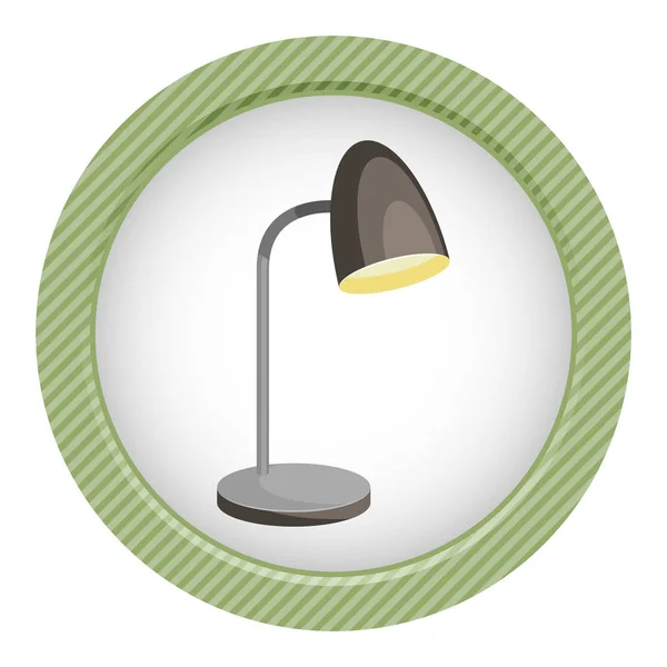 Ícone de lâmpadas de mesa — Vetor de Stock