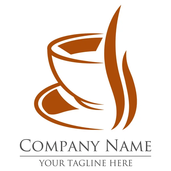 Cofe haus logo vorlage design — Stockvektor