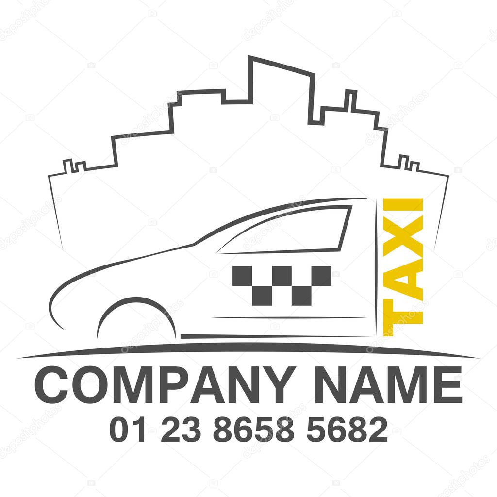 Taxi logo design template — Stock Vector © helloweenn #133012072