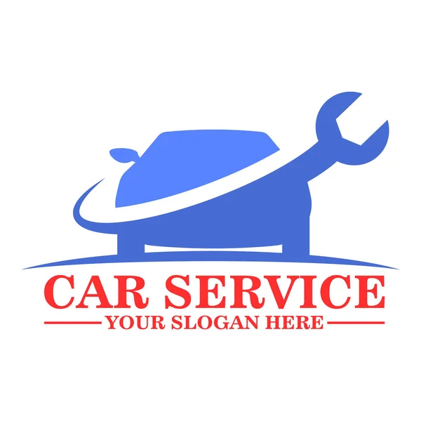 Car service logo template design — Stock Vector