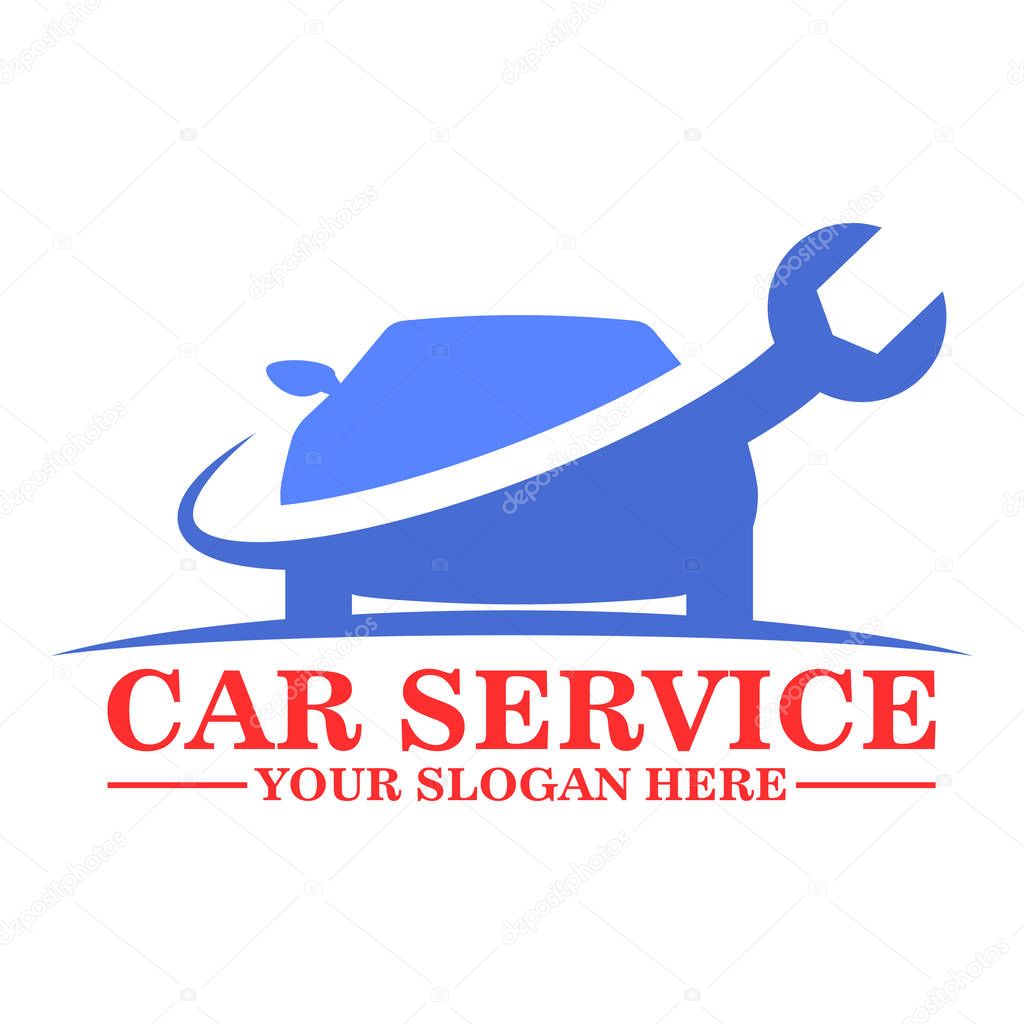 Car service logo template design eps 10