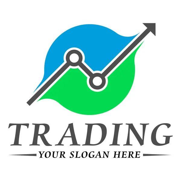 Logo şablonu tasarım ticaret — Stok Vektör