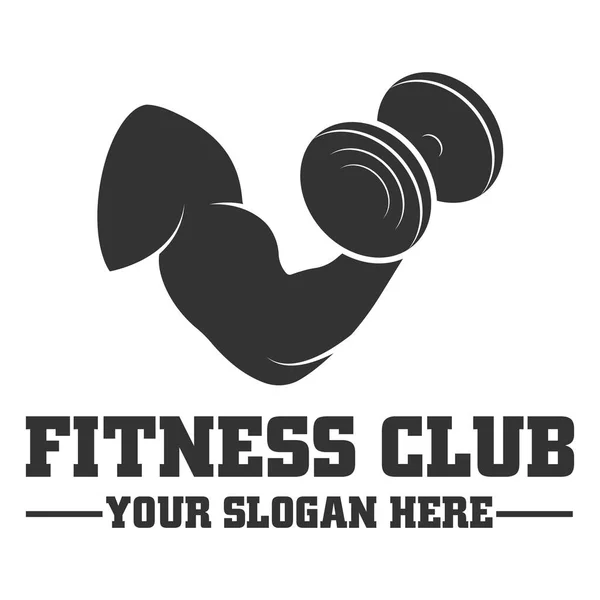 Modello di design del logo del fitness club — Vettoriale Stock