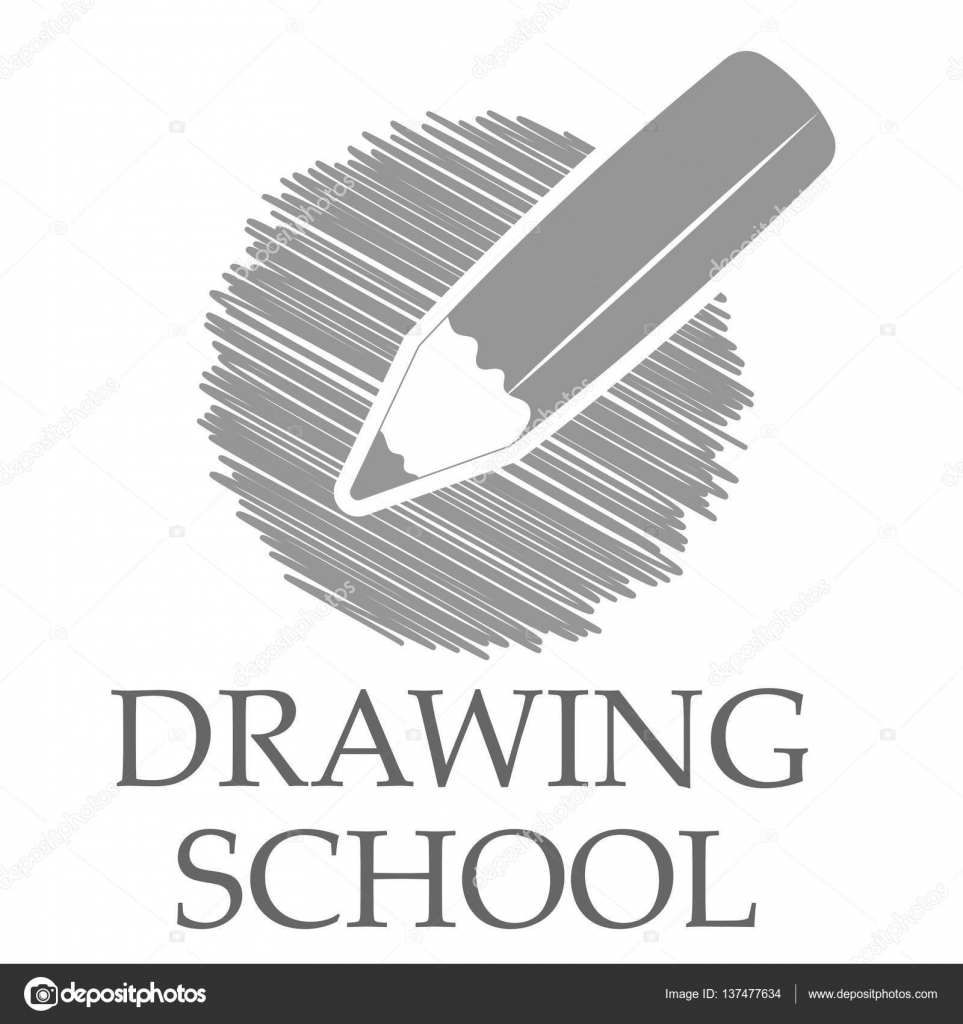 pencil drawing logo design