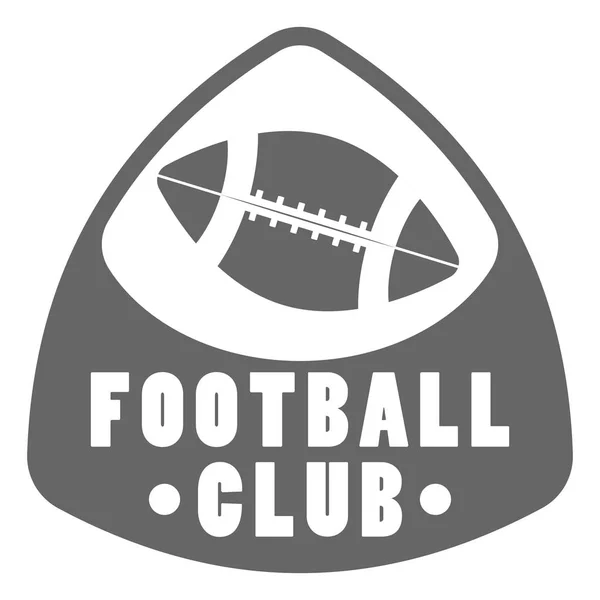 Американский футбольный логотип — стоковый вектор