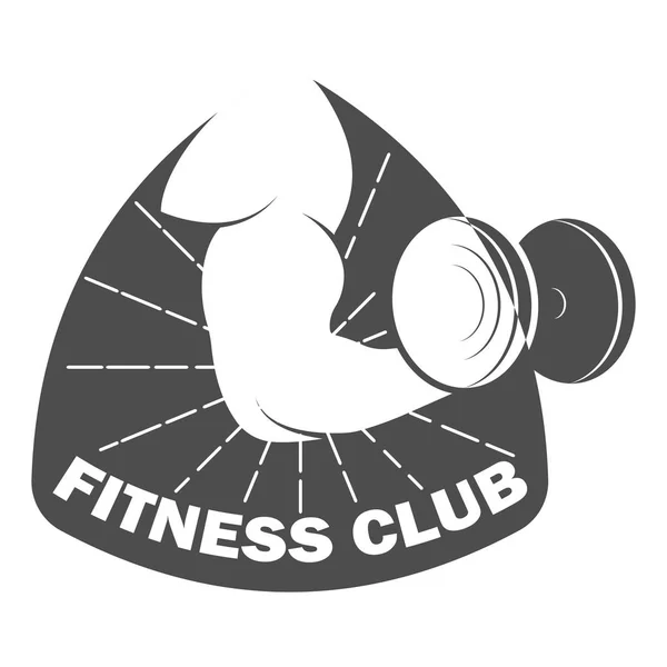 Modello di design del logo del fitness club — Vettoriale Stock