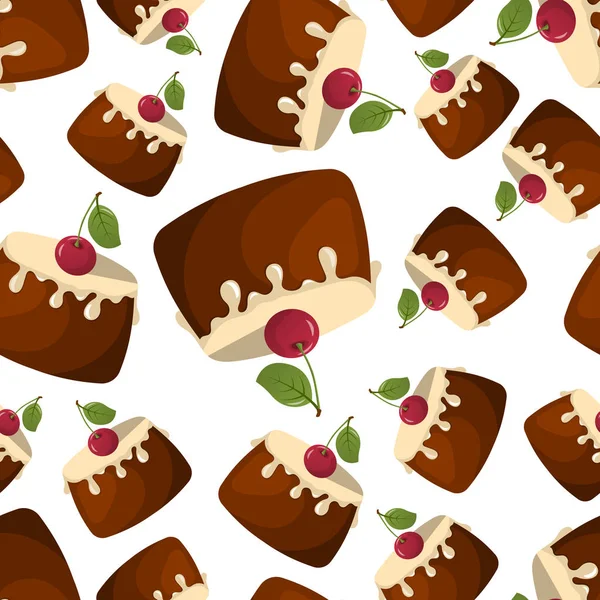 Cupcake seamless modeli