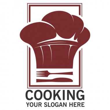 Pişirme logo şablonu