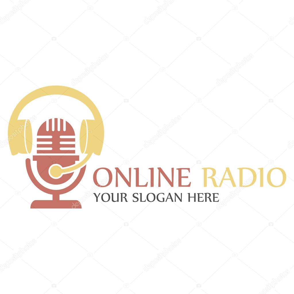 Radio logo template