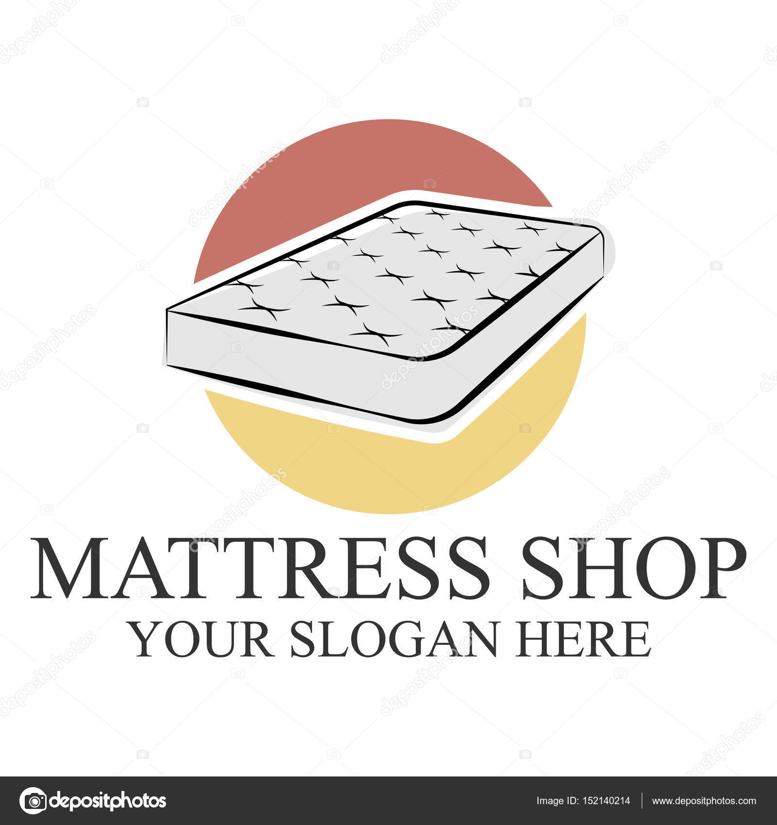 Mattress logo template Stock Vector Image by ©helloweenn 152140214