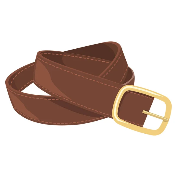 Leather belt vector illustration — Stock Vector