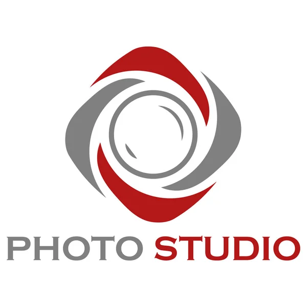 Modelo de design de logotipo de estúdio de fotografia — Vetor de Stock