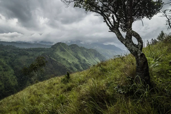 Little Adams pico no tempo tempestuoso, Ella, Sri Lanka — Fotografia de Stock