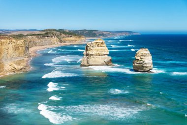 İki Great Ocean Road, Victoria, Avustralya, on iki Apostels