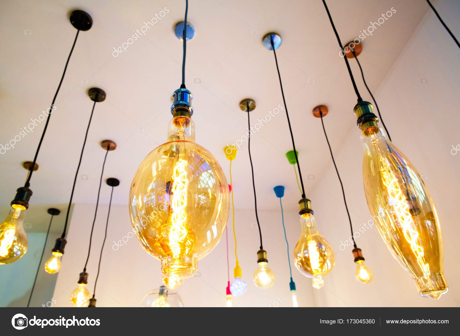 Luxury Beautiful Retro Edison Light Lamp Decor Stock Photo Luxury Beautiful Retro Edison Light Lamp Decor Stock Photo