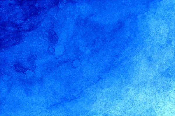 Blue watercolor paint abstract texture scanned background