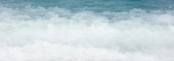 Web banner Sea water waves foam background