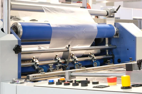 labels manufacturing on flexo printing machine
