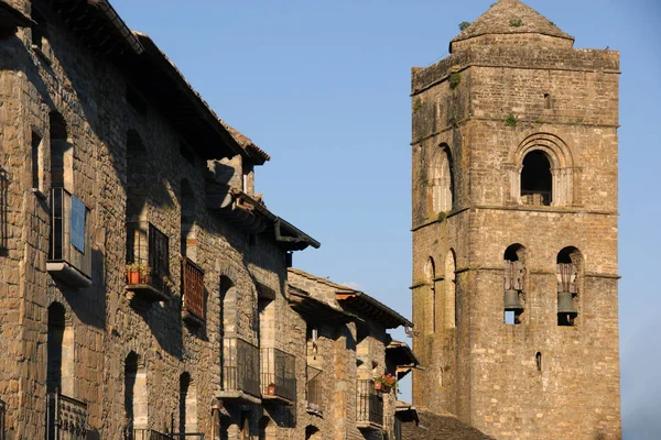 Ainsa town. Pyrenees. Spain — Stock Photo, Image