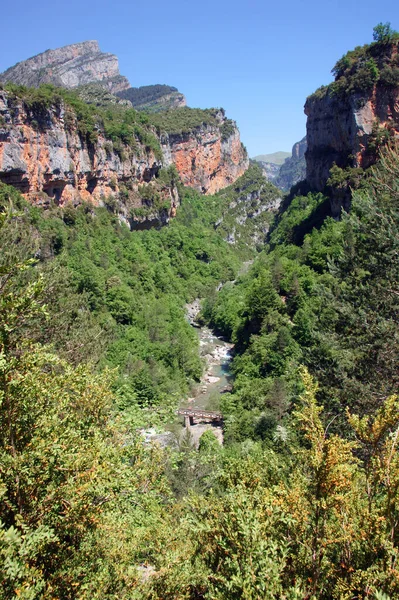 Φυσικό πάρκο Ordesa και Monte Perdido στα Πυρηναία. Huesca Ισπανία — Φωτογραφία Αρχείου