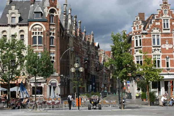 Ghent, capital da província da Flandres Oriental na região flamenga — Fotografia de Stock