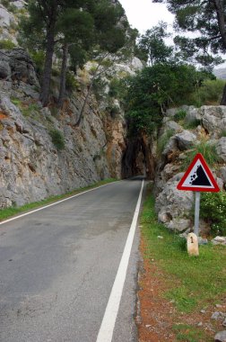Mallorca adasındaki Tramuntana sıradağları