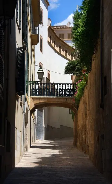 Palma de Mallorca 'daki eski mahallede.