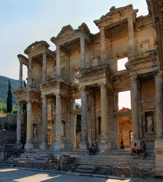 Ephesus ősi városa, a mai pulyka nyugati részén. — Stock Fotó