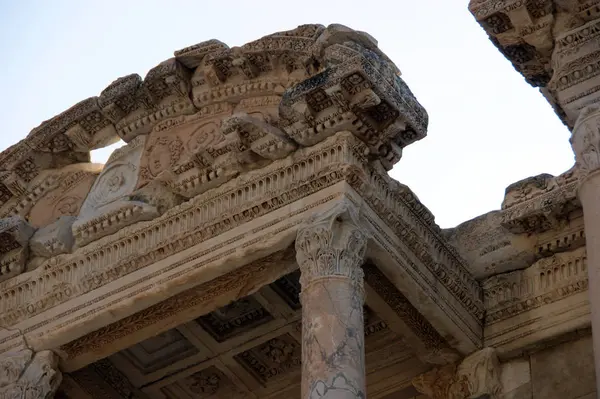Ephesus ősi városa, a mai pulyka nyugati részén. — Stock Fotó
