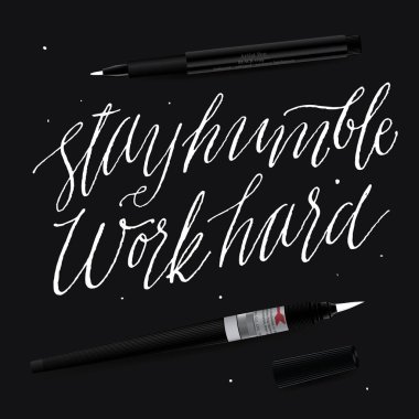 mütevazı çalışma sabit kal.