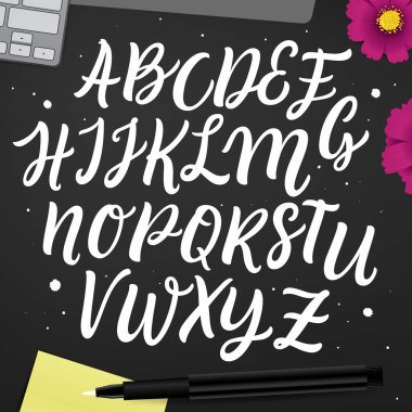 Tasarımlarınız için tipografik alfabesi