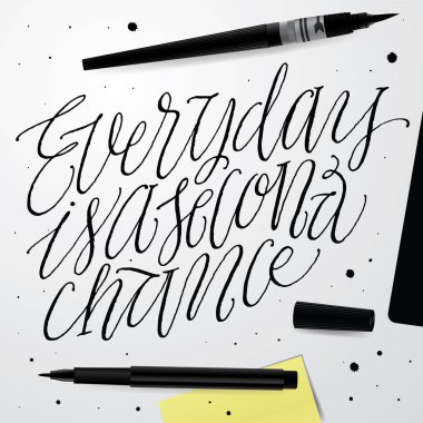 Her gün ikinci bir şans olduğunu. 