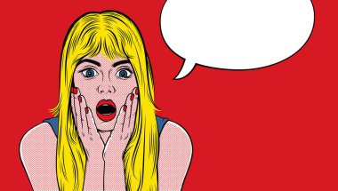 kadının yüzü ile konuşma balonu