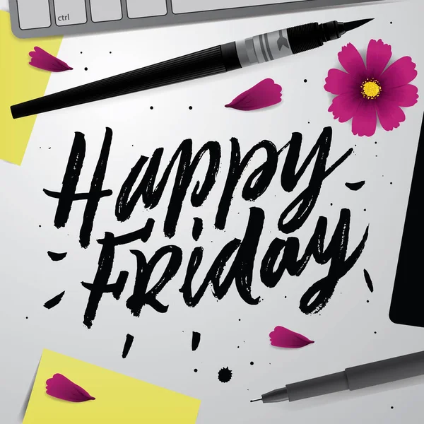 Happy Friday positieve offerte — Stockvector