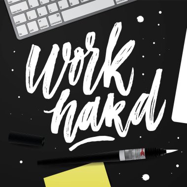 İş zor yaratıcı şablonu