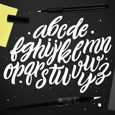 Tasarımlarınız için tipografik alfabesi