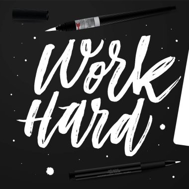 İş zor yaratıcı şablonu