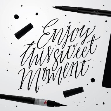 Tatlı bu anın tadını çıkarın.