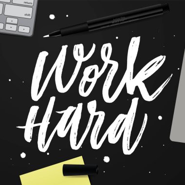 İş zor yaratıcı şablonu