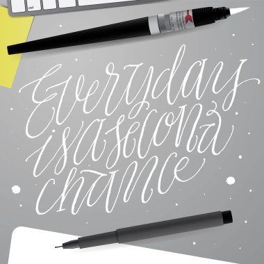 Her gün ikinci bir şans olduğunu. 