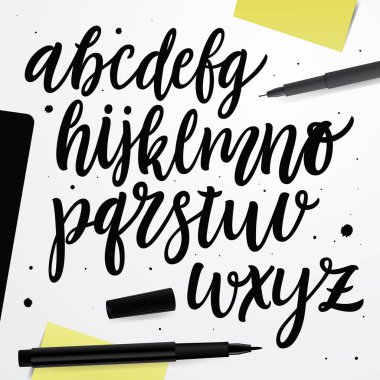 Kaligrafi komut dosyası yazı tipi.