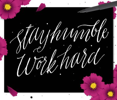 mütevazı çalışma sabit kal