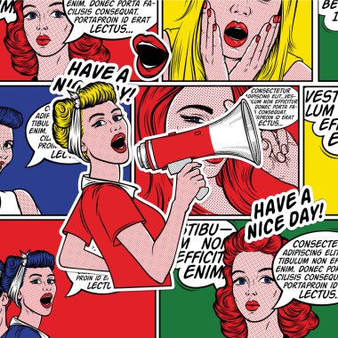 Pop Art stil moda yama 