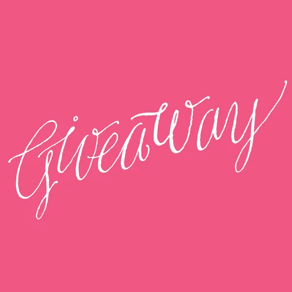 Giveaway banner voor sociale media — Stockvector